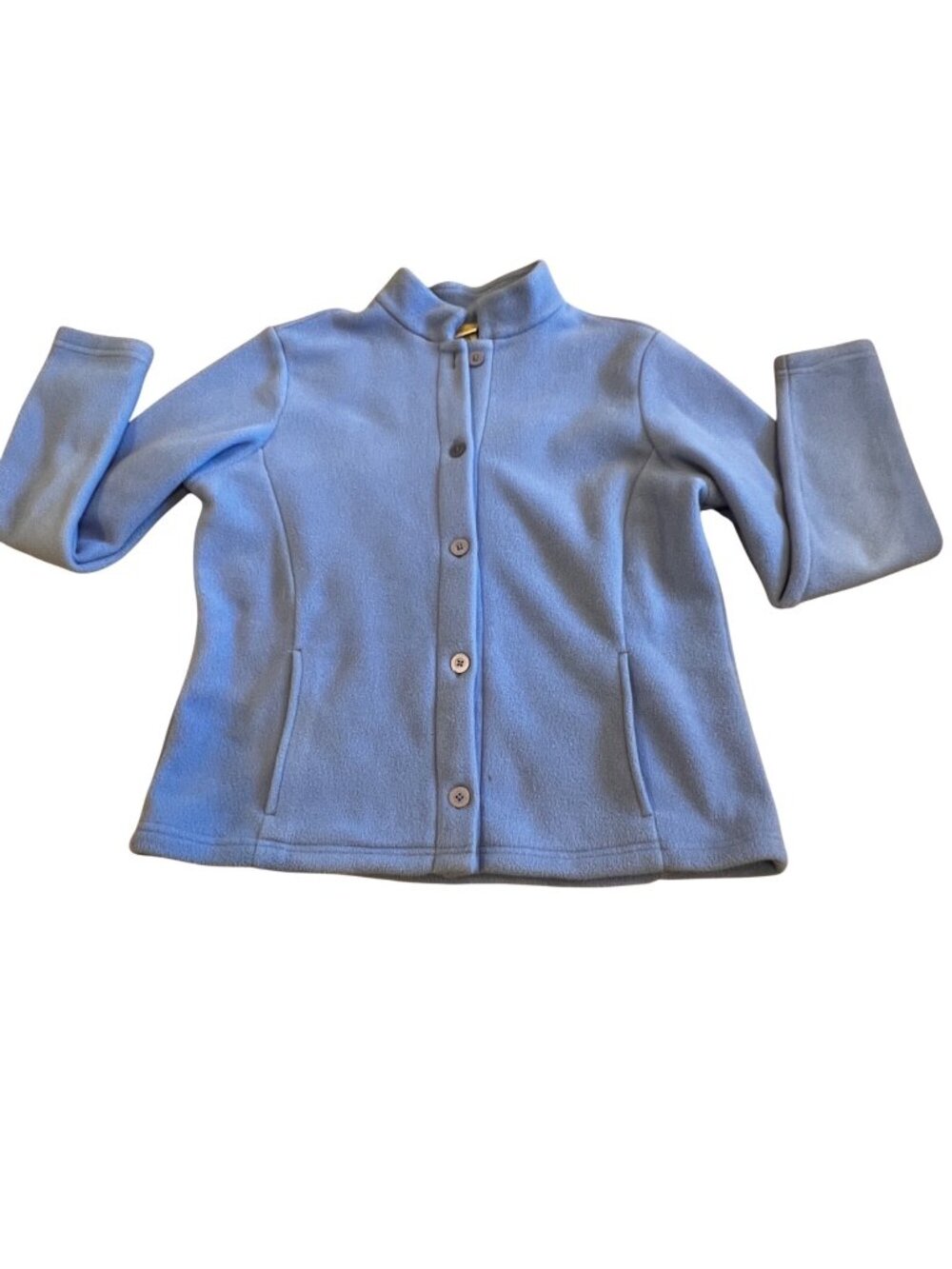 Vintage LL BEAN fleece button down shacket, ladies large